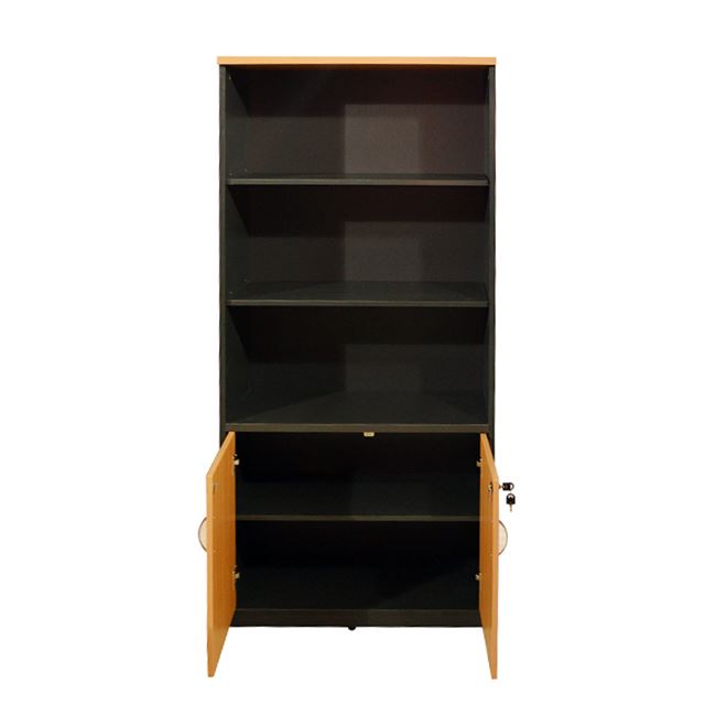 ΒΙΒΛΙΟΘΗΚΗ ΓΡΑΦΕΙΟΥ ΕΠΑΓΓΕΛΜΑΤΙΚΗ ABELINA 80Χ40Χ180Υεκ.HM2014.01 ΣΕ ΧΡΩΜΑ ΟΞΙΑ ΜΕ 2 ΠΟΡΤΕΣ