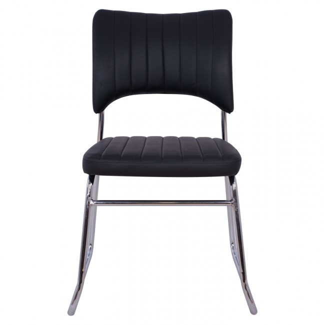 ΚΑΡΕΚΛΑ QUENTI HM1071.01 ΜΑΥΡΗ 47x54x84 εκ.