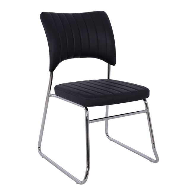 ΚΑΡΕΚΛΑ QUENTI HM1071.01 ΜΑΥΡΗ 47x54x84 εκ.