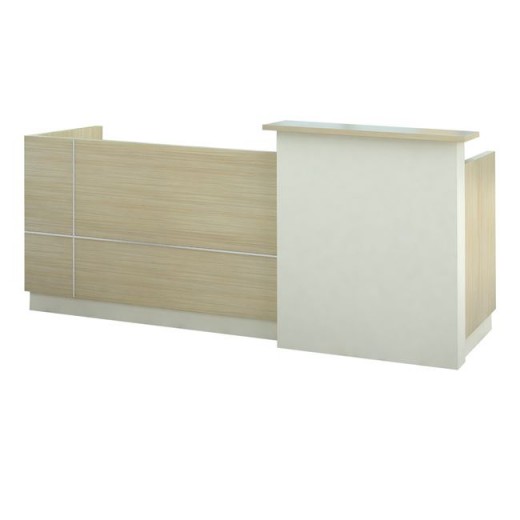 ΓΡΑΦΕΙΟ ΥΠΟΔΟΧΗΣ DALTON HM2068.02 ΜΕΛΑΜΙΝΗ ΣΕ SONAMA-ΜΠΕΖ 240x80x106Υεκ.