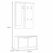 ΕΠΙΠΛΟ ΕΙΣΟΔΟΥ HM9225 ΛΕΥΚΟ SONAMA 82,9X34,5X180