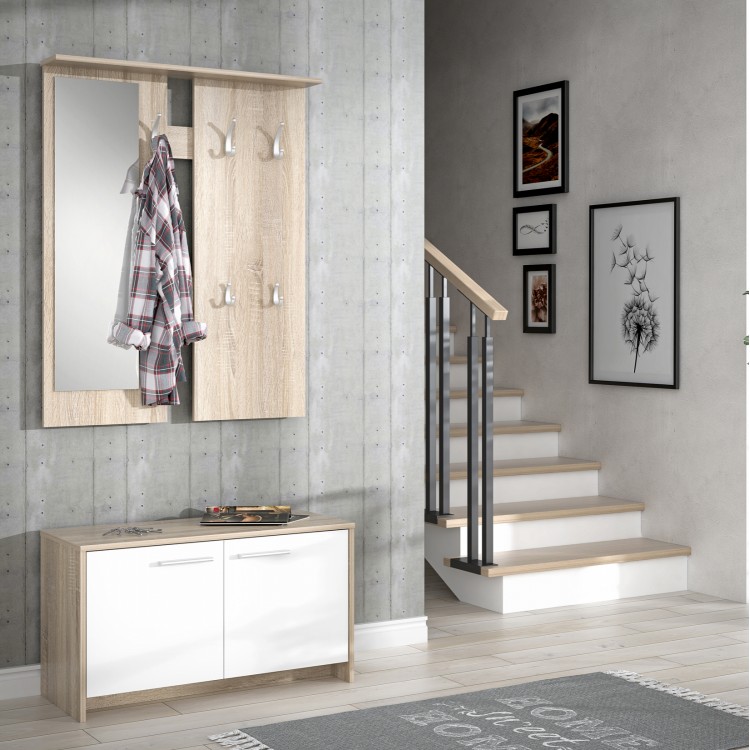 ΕΠΙΠΛΟ ΕΙΣΟΔΟΥ HM9225 ΛΕΥΚΟ SONAMA 82,9X34,5X180