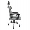 ΚΑΡΕΚΛΑ ΓΡΑΦΕΙΟΥ CRONER HM1196.02 ΓΚΡΙ MESH-ΜΕΤΑΛ.ΒΑΣΗ-NYLON ΣΚΕΛΕΤΟΣ 58x67x124Υεκ.