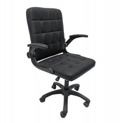 ΚΑΡΕΚΛΑ ΓΡΑΦΕΙΟΥ PORTIMA HM1197.01 ΜΑΥΡΟ PVC-NYLON ΣΚΕΛΕΤΟΣ & ΒΑΣΗ 69x57x97Υεκ.