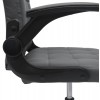 ΚΑΡΕΚΛΑ ΓΡΑΦΕΙΟΥ PORTIMA HM1197.03 ΓΚΡΙ PVC-ΜΑΥΡΟΣ NYLON ΣΚΕΛΕΤΟΣ & ΒΑΣΗ 66.5x60x97Υεκ
