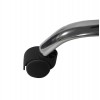 ΚΑΡΕΚΛΑ ΓΡΑΦΕΙΟΥ CANAN HM1201 ΜΑΥΡO PVC-ΜΑΥΡΟ NYLON-ΒΑΣΗ ΧΡΩΜΙΟΥ 66x61x105Υεκ.