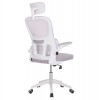 ΚΑΡΕΚΛΑ ΓΡΑΦΕΙΟΥ BASTON HM18236.03 ΓΚΡΙ MESH & ΛΕΥΚΟΣ PP ΣΚΕΛΕΤΟΣ 64x60x127Υεκ.