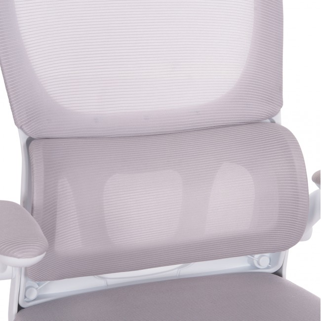 ΚΑΡΕΚΛΑ ΓΡΑΦΕΙΟΥ BASTON HM18236.03 ΓΚΡΙ MESH & ΛΕΥΚΟΣ PP ΣΚΕΛΕΤΟΣ 64x60x127Υεκ.