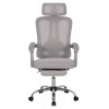 ΚΑΡΕΚΛΑ ΓΡΑΦΕΙΟΥ BARNET HM18258.02 ΓΚΡΙ MESH-ΓΚΡΙ ΣΚΕΛΕΤΟΣ NYLON 61x62x123Υ