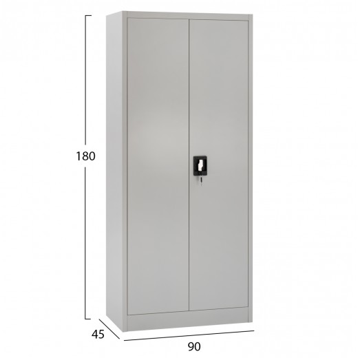 ΝΤΟΥΛΑΠΑ ΜΕΤΑΛΛΙΚΗ CLOD HM5961.11 2ΦΥΛΛΗ ΜΕ ΧΩΡΙΣΜΑ ΑΝΟΙΧΤΟ ΓΚΡΙ 90Χ40Χ180Yεκ.