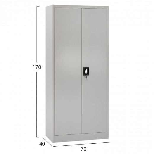 ΝΤΟΥΛΑΠΑ 2ΦΥΛΛΗ ΜΕΤΑΛΛΙΚΗ HRONDA HM5749.21 ME ΧΩΡΙΣΜΑ & ΚΛΕΙΔΑΡΙΑ 70x40x170Υεκ.