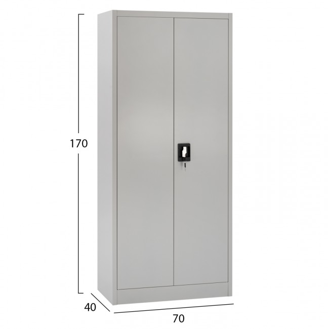 ΝΤΟΥΛΑΠΑ 2ΦΥΛΛΗ ΜΕΤΑΛΛΙΚΗ HRONDA HM5749.21 ME ΧΩΡΙΣΜΑ & ΚΛΕΙΔΑΡΙΑ 70x40x170Υεκ.