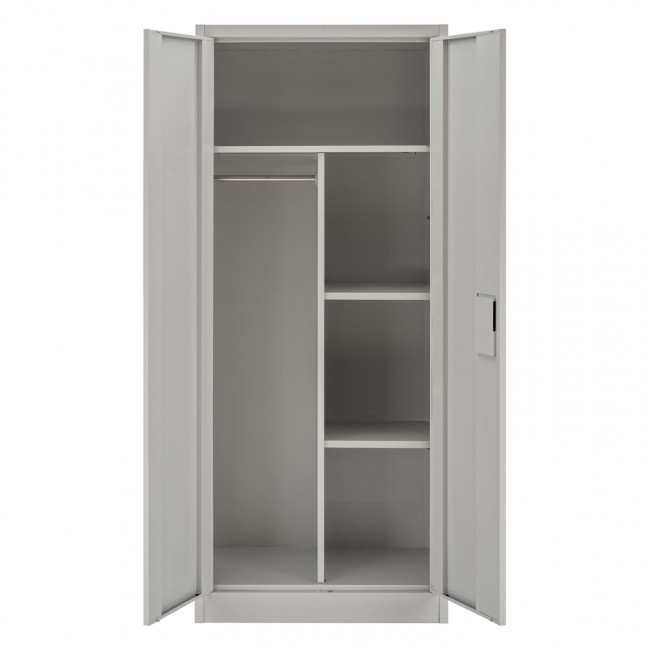 ΝΤΟΥΛΑΠΑ 2ΦΥΛΛΗ ΜΕΤΑΛΛΙΚΗ HRONDA HM5749.21 ME ΧΩΡΙΣΜΑ & ΚΛΕΙΔΑΡΙΑ 70x40x170Υεκ.