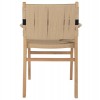 ΠΟΛΥΘΡΟΝΑ BAND RUBBERWOOD ΚΑΙ ΣΧΟΙΝΙ 62,5x60x88Yεκ.HM9324.01