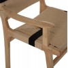 ΠΟΛΥΘΡΟΝΑ BAND RUBBERWOOD ΚΑΙ ΣΧΟΙΝΙ 62,5x60x88Yεκ.HM9324.01