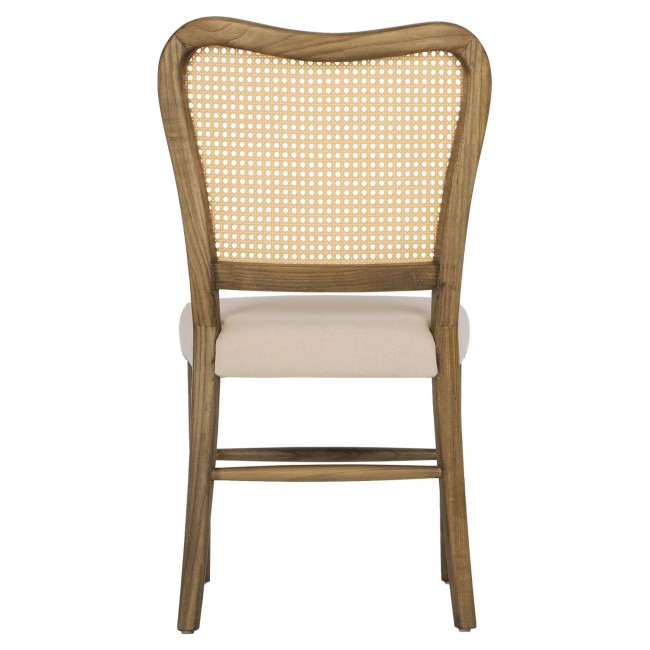 ΚΑΡΕΚΛΑ ΤΟΟΝ ΞΥΛΟ RATTAN ΥΦΑΣΜΑ HM9406.04 47x52x91,5Υεκ.