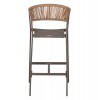 ΣΚΑΜΠΟ ΑΛΟΥΜΙΝΙΟΥ ΣΑΜΠΑΝΙ ΜΕ ΜΠΡΑΤΣΑ RATTAN & TEXTLINE 56x58x105Yεκ.HM5892.23