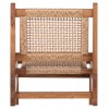 ΚΑΡΕΚΛΑ LOUNGE LUKILLA HM9913 ΞΥΛΟ TEAK ΣΕ ΦΥΣΙΚΟ--ΣΥΝΘ.ΣΧΟΙΝΙ ΜΠΕΖ 55,5x74x65Υεκ.