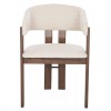 ΚΑΡΕΚΛΑ ZARRA HM9970.03 RUBBERWOOD ΣΕ ΚΑΡΥΔΙ-ΕΚΡΟΥ ΜΠΟΥΚΛΕ ΥΦΑΣΜΑ 55,5x59x81,5Υεκ