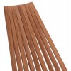 ΠΟΛΥΘΡΟΝΑ LOUNGE ΠΤΥΣΣΟΜΕΝΗ SHIGAO HM18112 ΞΥΛΟ TEAK--ΦΥΣΙΚΟ 61x88.5x89Υεκ.