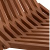 ΠΟΛΥΘΡΟΝΑ LOUNGE ΠΤΥΣΣΟΜΕΝΗ SHIGAO HM18112 ΞΥΛΟ TEAK--ΦΥΣΙΚΟ 61x88.5x89Υεκ.