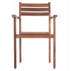ΠΟΛΥΘΡΟΝΑ KEMPO HM6358 ΞΥΛΟ TEAK ΣΕ ΦΥΣΙΚΟ--58x58,5x88Υεκ.