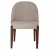 ΚΑΡΕΚΛΑ ΤΡΑΠΕΖΑΡΙΑΣ RAMMER HM9744.02 RUBBERWOOD ΣΕ ΚΑΡΥΔΙ-ΕΚΡΟΥ ΥΦΑΣΜΑ 57x55x86Υεκ.