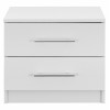 ΚΟΜΟΔΙΝΟ ΜΕΛΑΜΙΝΗΣ CHELSEA HM2220.05 ΛΕΥΚΟ 48x40,5x41,5 εκ.