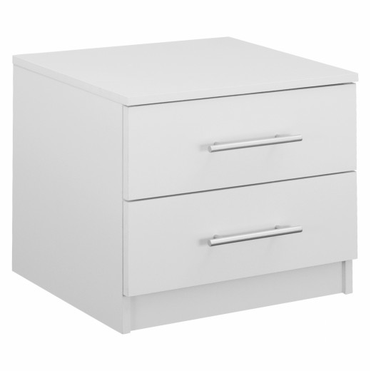ΚΟΜΟΔΙΝΟ ΜΕΛΑΜΙΝΗΣ CHELSEA HM2220.05 ΛΕΥΚΟ 48x40,5x41,5 εκ.