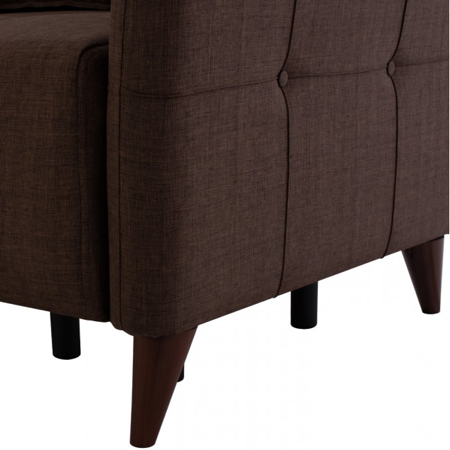 ΚΑΝΑΠΕΣ 2ΘΕΣΙΟΣ GALILEO HM3189.02 ΚΑΦΕ 150x95.5x88 εκ.