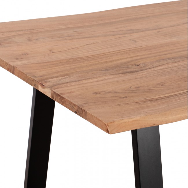 ΤΡΑΠΕΖΙ ΤΡΑΠΕΖΑΡΙΑΣ SOFIA SLIM HM8501.11 ΑΠΟ ΜΑΣΙΦ ΞΥΛΟ ΑΚΑΚΙΑΣ 200x100x77Υ εκ.