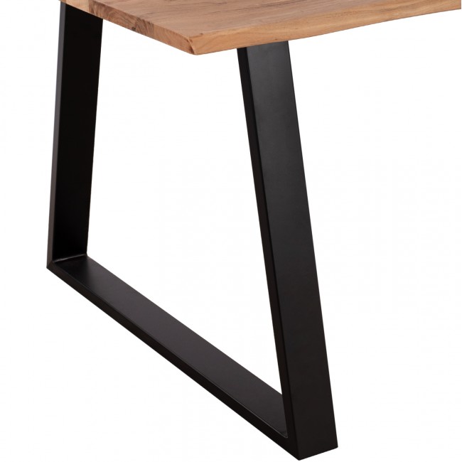 ΤΡΑΠΕΖΙ ΤΡΑΠΕΖΑΡΙΑΣ SOFIA SLIM HM8501.11 ΑΠΟ ΜΑΣΙΦ ΞΥΛΟ ΑΚΑΚΙΑΣ 200x100x77Υ εκ.