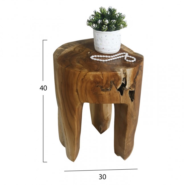 ΒΟΗΘΗΤΙΚΟ ΤΡΑΠΕΖΑΚΙ ΑΠΟ ΜΑΣΙΦ ΞΥΛΟ ΤEAK ΦΥΣΙΚΟ Φ30X40Υεκ. HM9349 ΒΟΗΘΗΤΙΚΟ ΤΡΑΠΕΖΑΚΙ ΑΠΟ ΜΑΣΙΦ ΞΥΛΟ ΤEAK ΦΥΣΙΚΟ Φ30X40Υεκ. HM9349