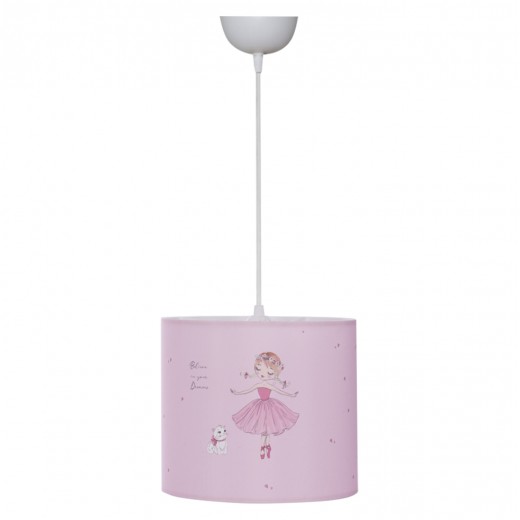 ΠΑΙΔΙΚΟ ΦΩΤΙΣΤΙΚΟ ΟΡΟΦΗΣ ΥΦΑΣΜΑΤΙΝΟ BALLERINA Φ25x21-62 εκ.HM7575.02