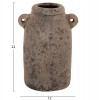 ΔΙΑΚΟΣΜΗΤΙΚA ΣΕΤ 3ΤΜΧ ΒΑΖA ΑΠΟ TERRACOTTA ΓΚΡΙ HM7710.11 Φ12Χ22Υ εκ