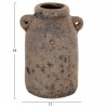 ΔΙΑΚΟΣΜΗΤΙΚA ΣΕΤ 3ΤΜΧ ΒΑΖA ΑΠΟ TERRACOTTA ΓΚΡΙ HM7710.11 Φ12Χ22Υ εκ