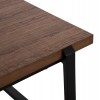 ΤΡΑΠΕΖΙ ΣΑΛΟΝΙΟΥ SHABEN HM9585.04 MDF ΚΑΡΥΔΙ ΞΥΛΟ-ΜΑΥΡΗ ΜΕΤΑΛΛΙΚΗ ΒΑΣΗ 120x56X45Yεκ.
