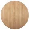 ΤΡΑΠΕΖΙ ΣΤΡΟΓΓΥΛΟ DENTY HM9612.01 MDF ΜΕ ΚΑΠΛΑΜΑ ΔΡΥΟΣ-ΧΡΩΜΑ ΔΡΥΟΣ Φ120x75Υεκ.