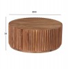 ΤΡΑΠΕΖΙ ΣΑΛΟΝΙΟΥ ΣΤΡΟΓΓΥΛΟ SEDGE HM9695 ΜΑΣΙΦ ΑΚΑΚΙΑ-ΦΥΣΙΚΟ ΧΡΩΜΑ Φ90Χ38Υεκ.