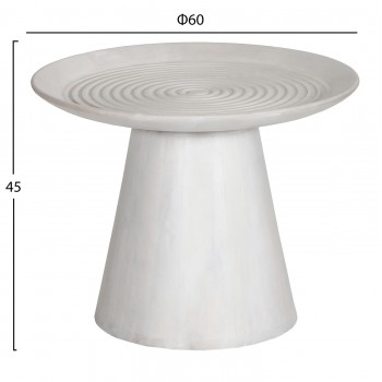 ΤΡΑΠΕΖΙ ΣΑΛΟΝΙΟΥ ΣΤΡΟΓΓΥΛΟ ROSS HM9709 ΜΑΣΙΦ ΞΥΛΟ MANGO-ΛΕΥΚΟ Φ60x45Υεκ. ΤΡΑΠΕΖΙ ΣΑΛΟΝΙΟΥ ΣΤΡΟΓΓΥΛΟ ROSS HM9709 ΜΑΣΙΦ ΞΥΛΟ MANGO-ΛΕΥΚΟ Φ60x45Υεκ.