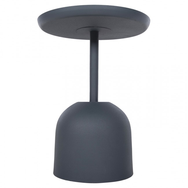 ΤΡΑΠΕΖΙ ΒΟΗΘΗΤΙΚΟ ΣΤΡΟΓΓΥΛΟ DELBEL HM4261.05 ΜΕΤΑΛΛΟ ΜΠΛΕ ΣΚΟΥΡΟ Φ39,5x53,5Υ εκ.