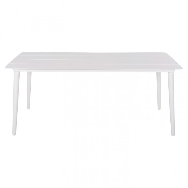 ΤΡΑΠΕΖΙ ΑΛΟΥΜΙΝΙΟΥ ΟΡΘΟΓΩΝΙΟ JEROM HM6058.01 ΛΕΥΚΟ 180X90X74Υεκ.