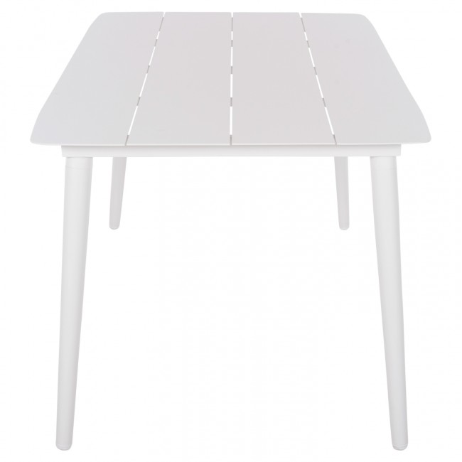 ΤΡΑΠΕΖΙ ΑΛΟΥΜΙΝΙΟΥ ΟΡΘΟΓΩΝΙΟ JEROM HM6058.01 ΛΕΥΚΟ 180X90X74Υεκ.