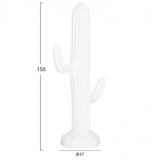 ΔΙΑΚΟΣΜΗΤΙΚΟΣ ΚΑΚΤΟΣ ΔΑΠΕΔΟΥ CACTUS HM4386.02L ΓΥΨΟΣ ΣΕ ΛΕΥΚΟ 63x37x150Υεκ.