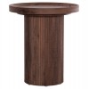 ΒΟΗΘΗΤΙΚΟ ΤΡΑΠΕΖΙ MARGON HM18027 MDF ΣΕ ΣΚΟΥΡΟ ΚΑΦΕ ΞΥΛΟΥ Φ45x50,5Υεκ.