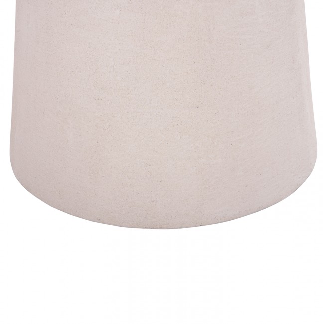 ΤΡΑΠΕΖΙ ΣΑΛΟΝΙΟΥ ΣΤΡΟΓΓΥΛΟ ΣΕΙΡΑ SANTORINI HM18052 MDF ΣΕ ΥΠΟΛΕΥΚΟ ΧΡΩΜΑ Φ48x49Υεκ.