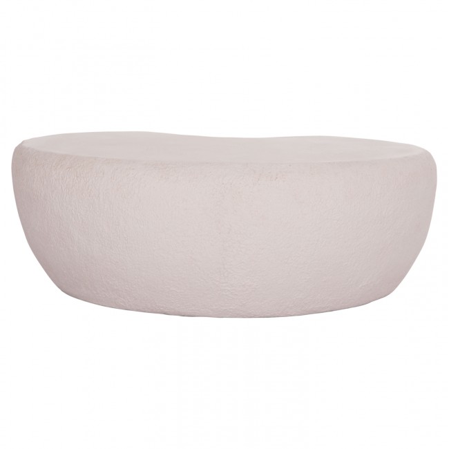 ΤΡΑΠΕΖΙ ΣΑΛΟΝΙΟΥ GERSON HM18151.02L FIBER CEMENT ΣΕ ΛΕΥΚΟ--122x78,5x40Υεκ.