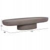ΤΡΑΠΕΖΙ ΣΑΛΟΝΙΟΥ DESSY HM18153.03 FIBER CEMENT ΣΕ ΓΚΡΙ--151x66x30Υεκ.