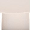 ΤΡΑΠΕΖΙ ΤΡΑΠΕΖΑΡΙΑΣ ΣΤΡΟΓΓΥΛΟ SEPPO HM18154.02 FIBER CEMENT ΛΕΥΚΟ--Φ119,5x75,5Υεκ.