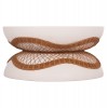 ΤΡΑΠΕΖΙ ΣΑΛΟΝΙΟΥ ANNA HM18157.02 FIBER CEMENT ΛΕΥΚΟ-ΦΥΣΙΚΟ RATTAN--Φ92x44.5Υεκ
